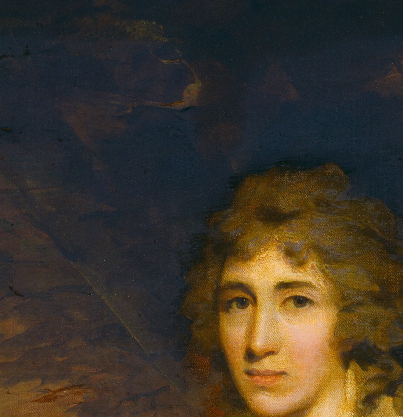 This painter was known for capturing a calm, unwavering gaze.