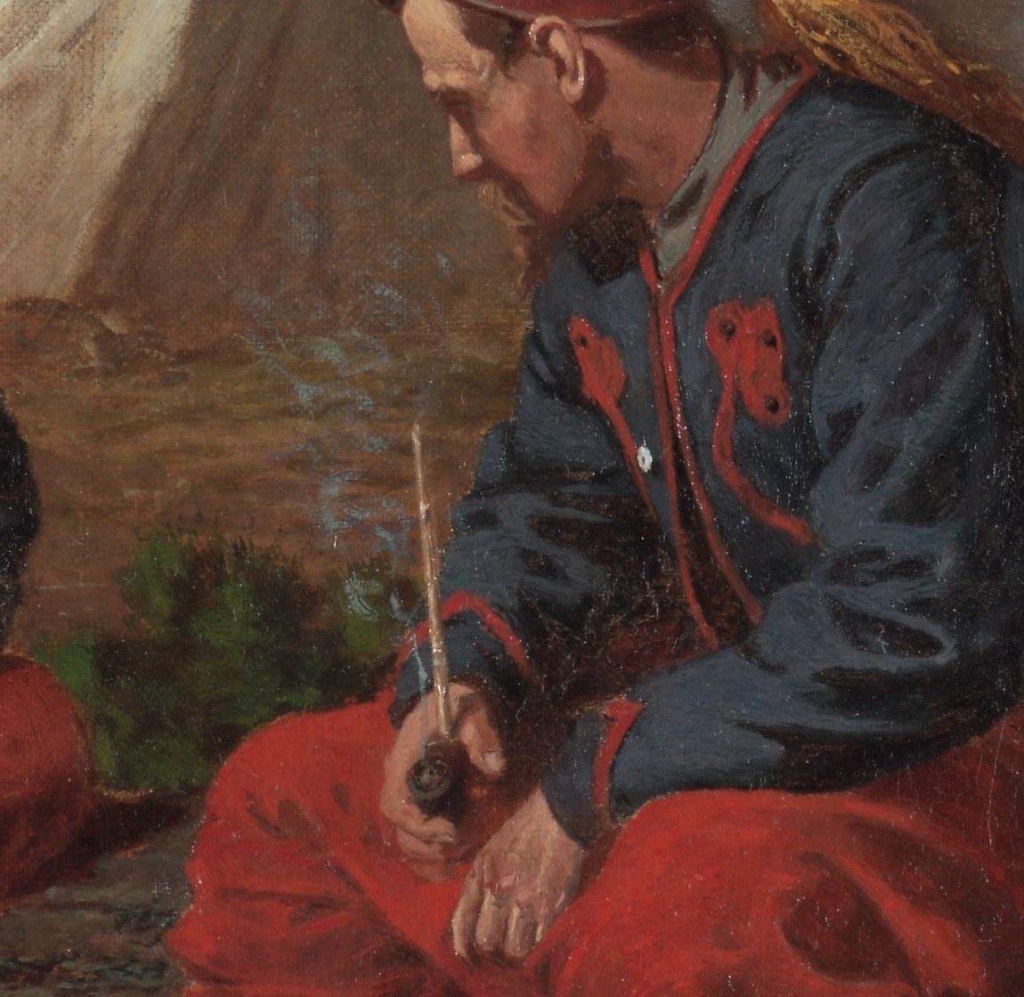 The other watches, patient and still. He is there with him.
