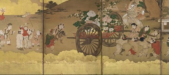 This is the Seven Gods of Good Fortune, but not on their ship.