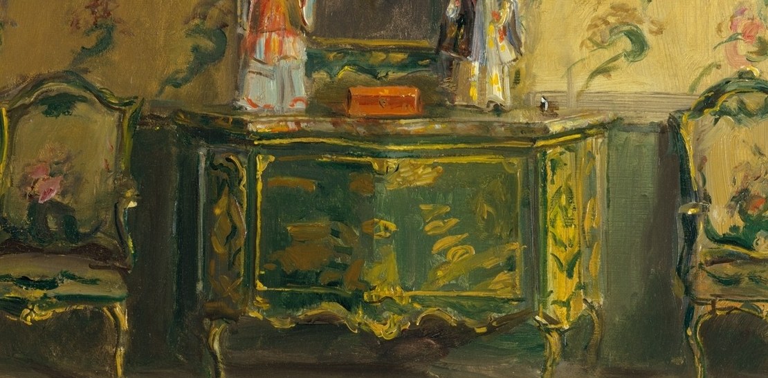 Walter Gay painted this in 1912, in a Venetian museum.