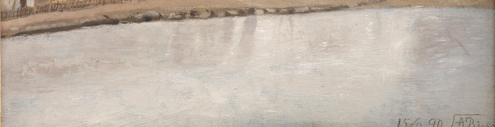 It’s a painting about stillness, or is it?