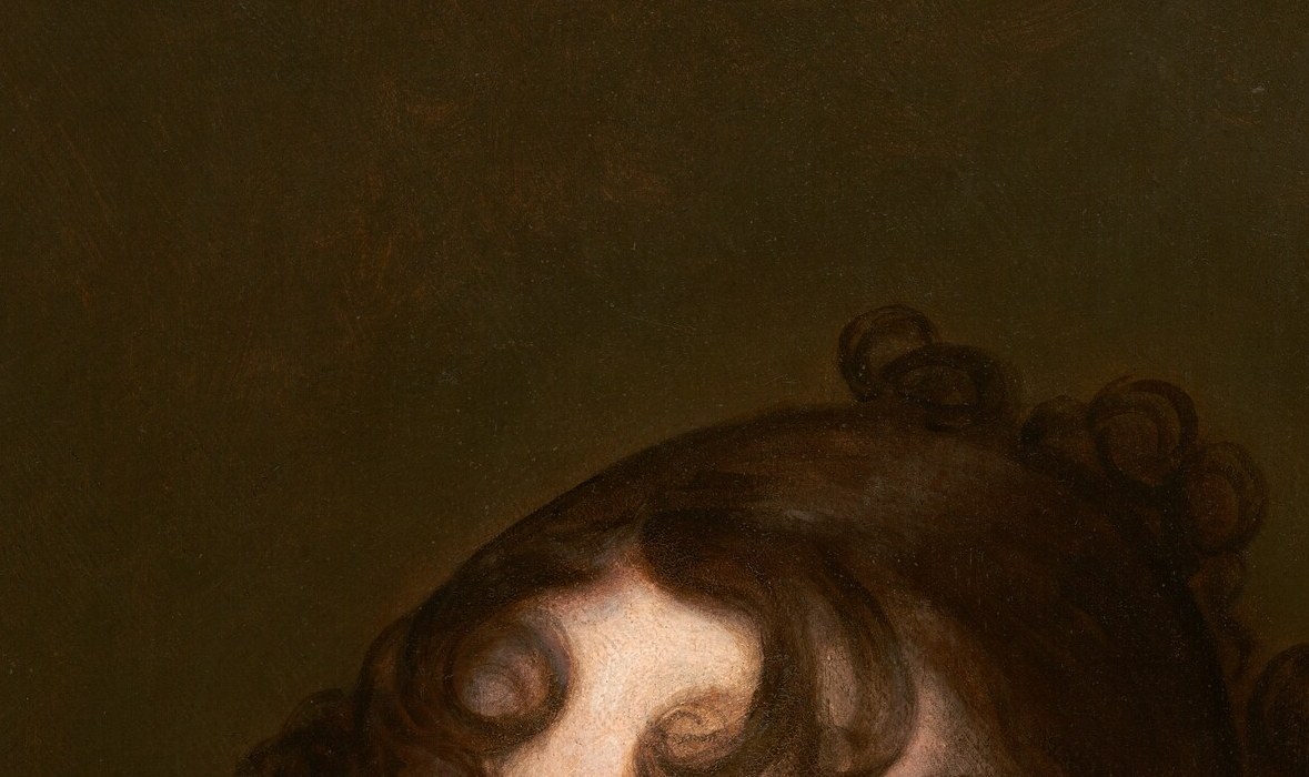 Her direct gaze was unusual for women’s portraits of the era.