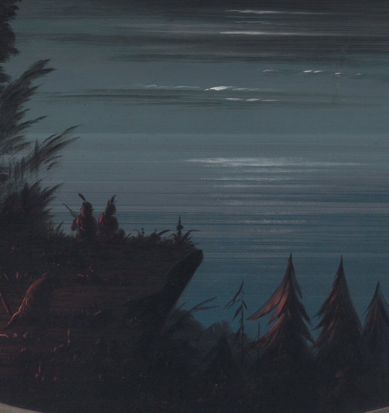 His work often celebrated the American wilderness through idealized scenes.