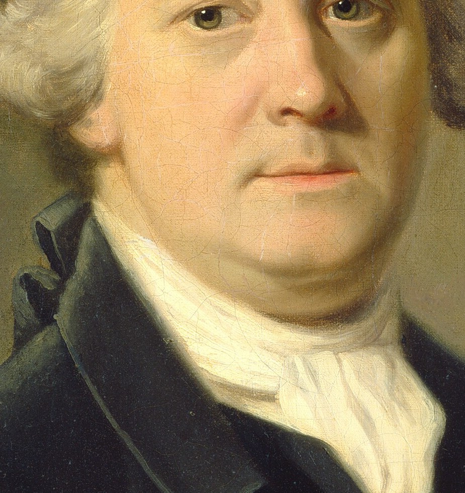 The painter used tempera, a slow, meticulous technique.
