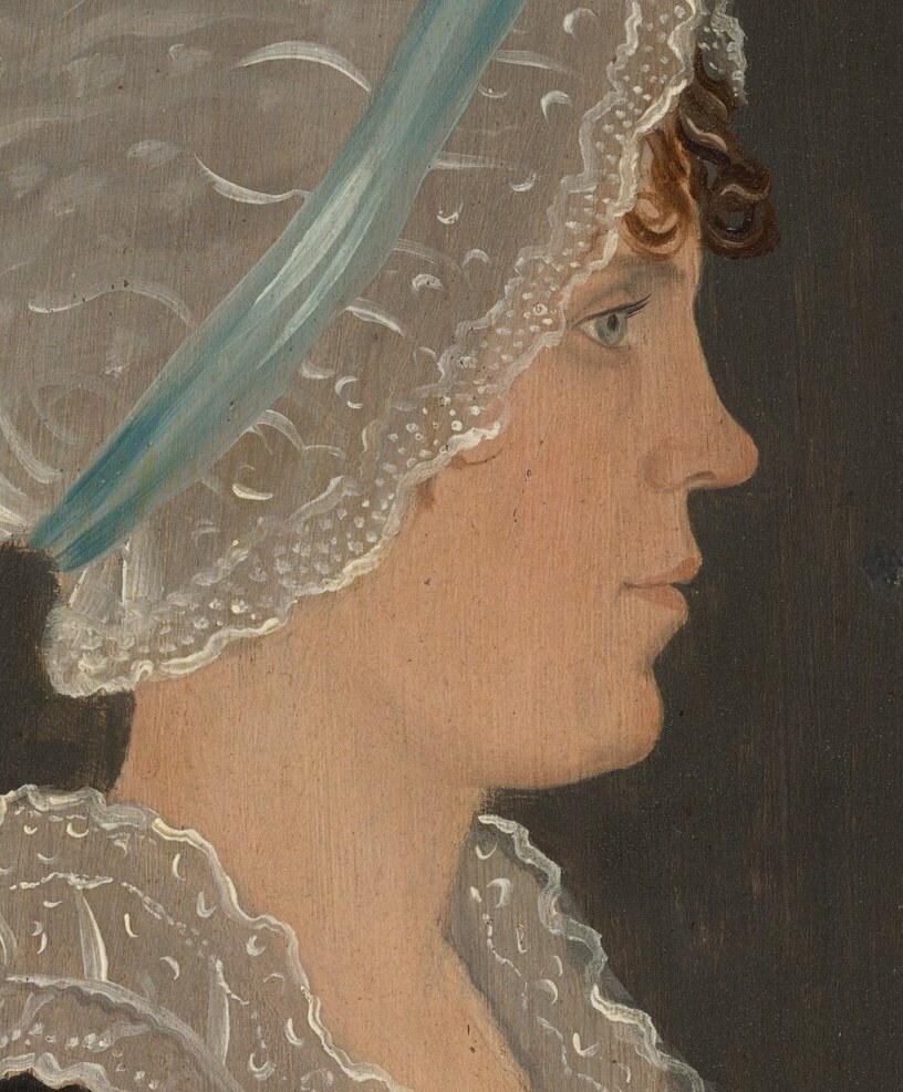 We don't know who painted her, only that they were American.
