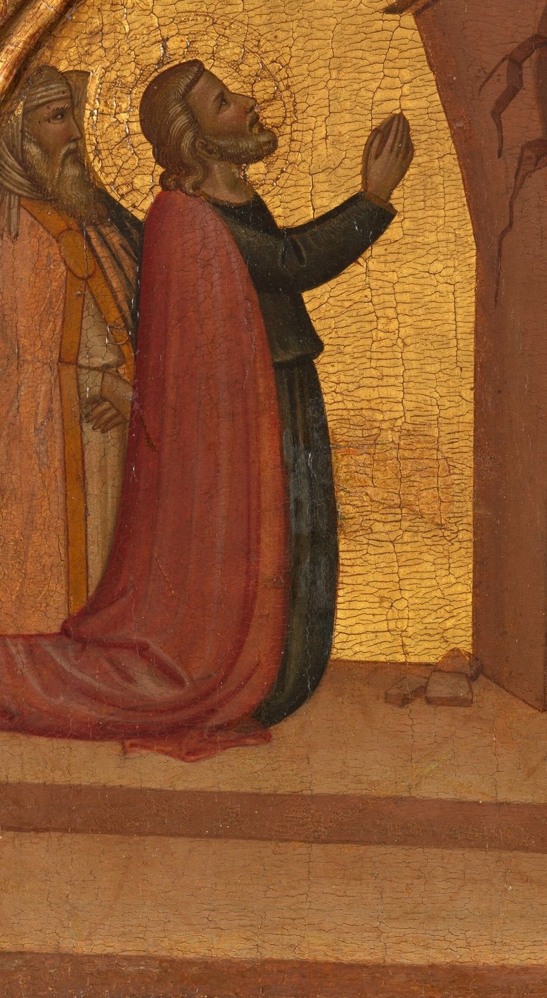 The story comes from the Golden Legend, a book of saints' lives everyone knew.