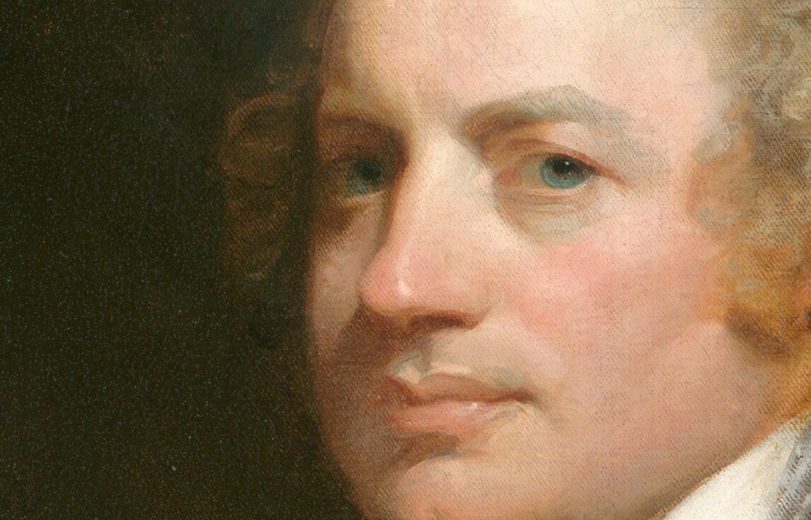 Stuart gave him something rare for a 1790s legal portrait.