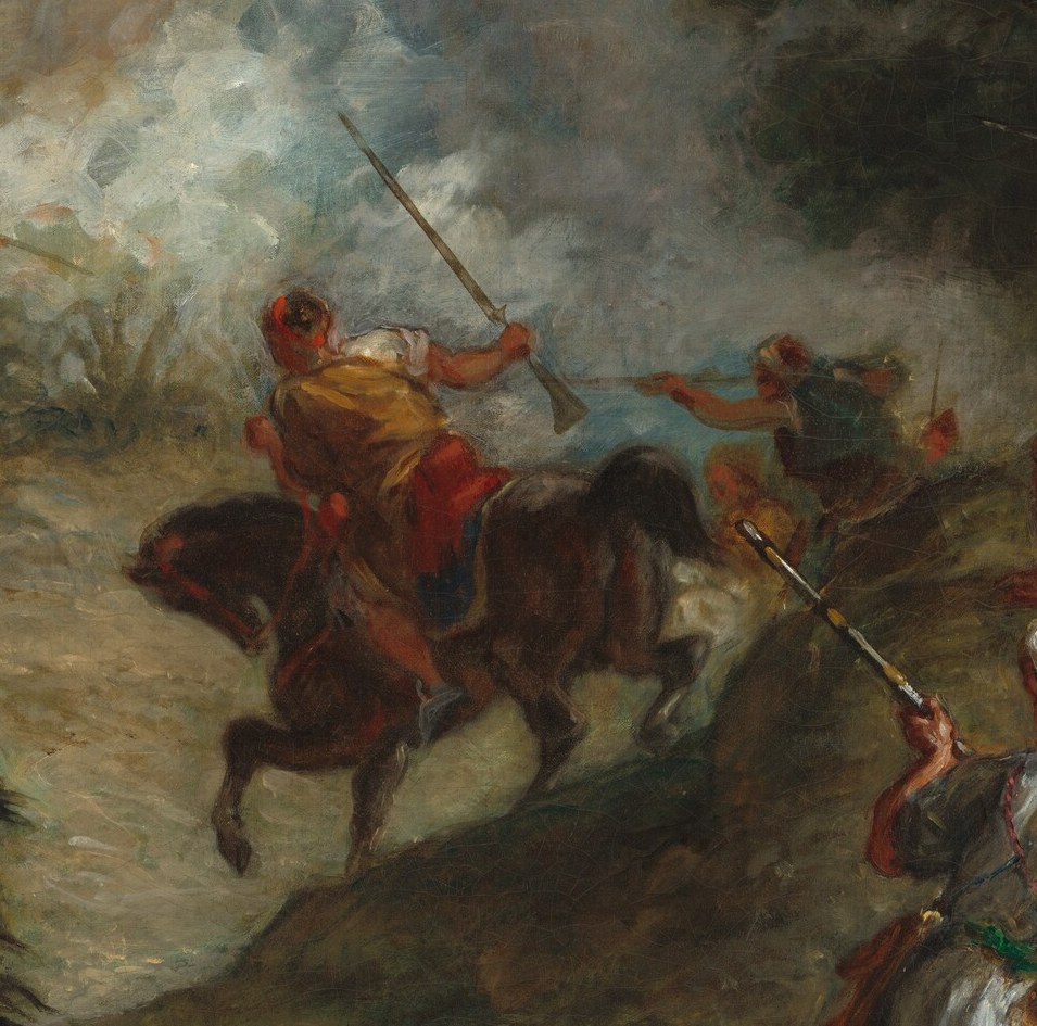 Delacroix, a leader of French Romanticism, loved drama and movement.
