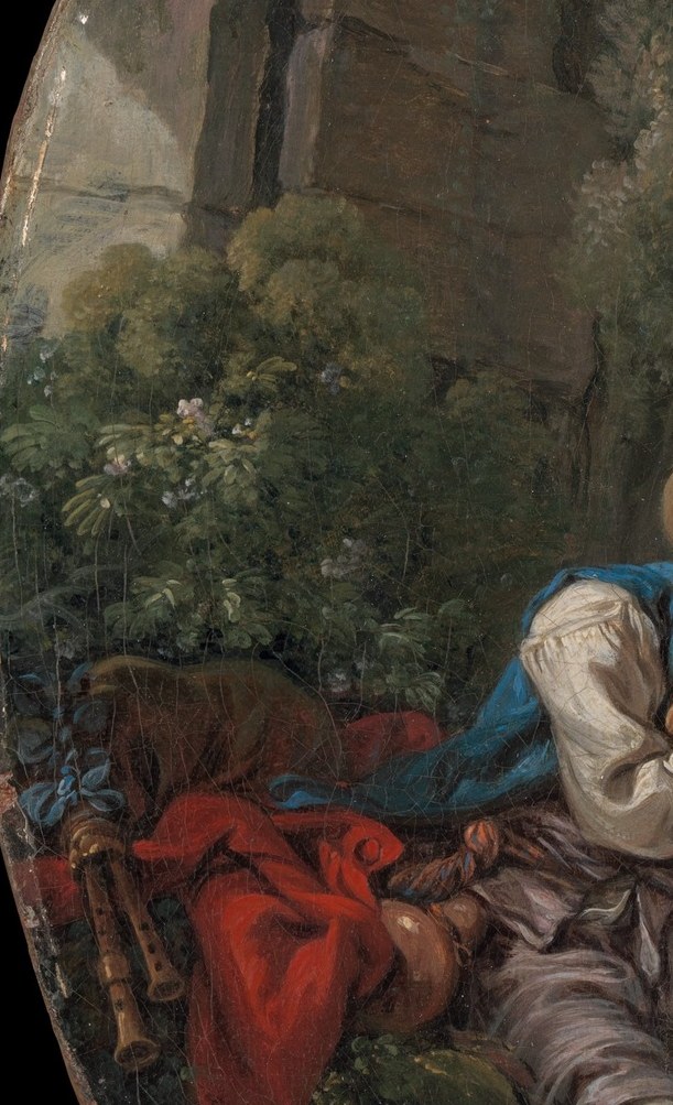 The red cloak signals a love story.