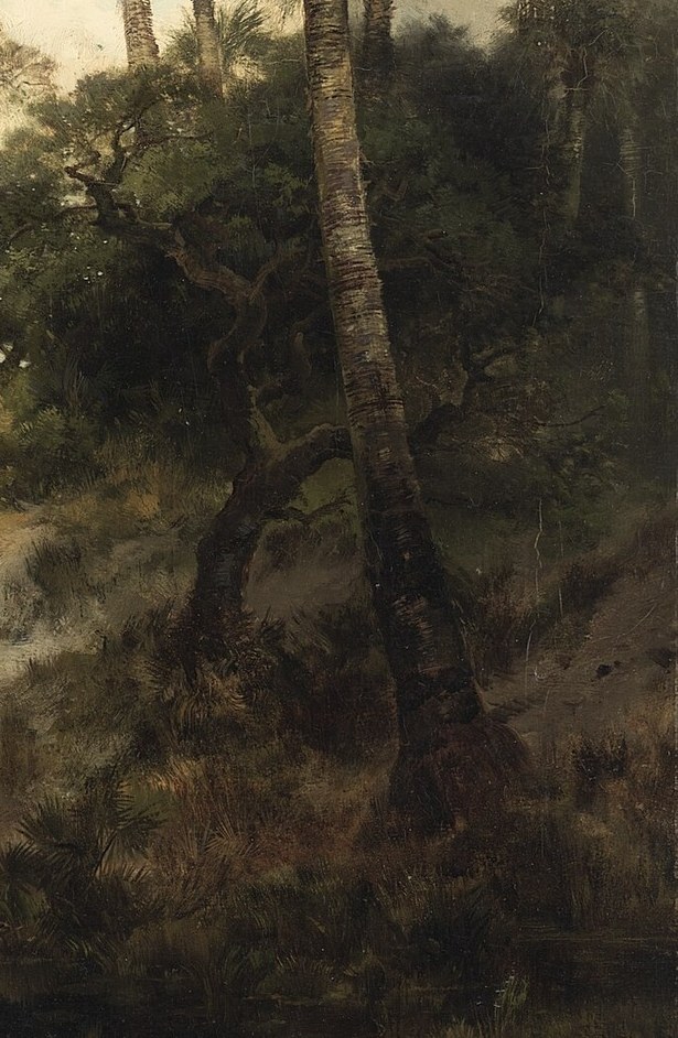 He explored new subjects later in his career, like this Florida scene.