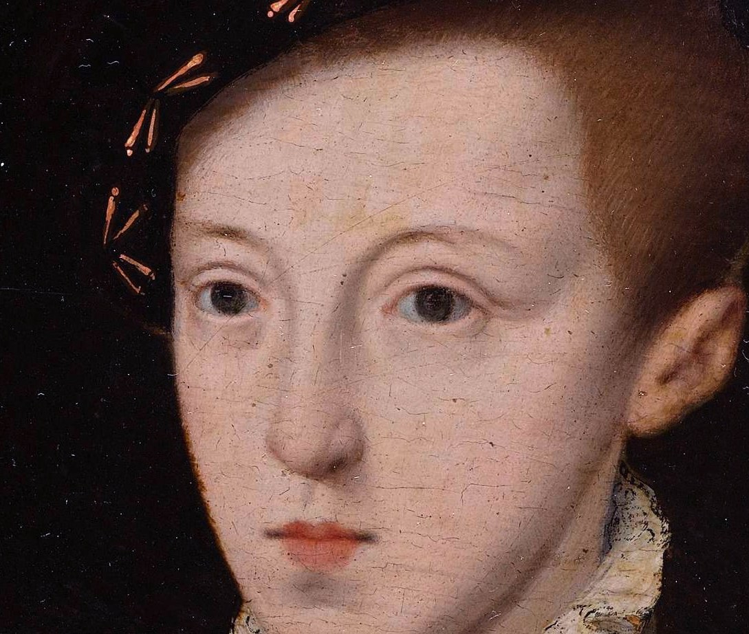 This is his portrait. No crown. No throne.