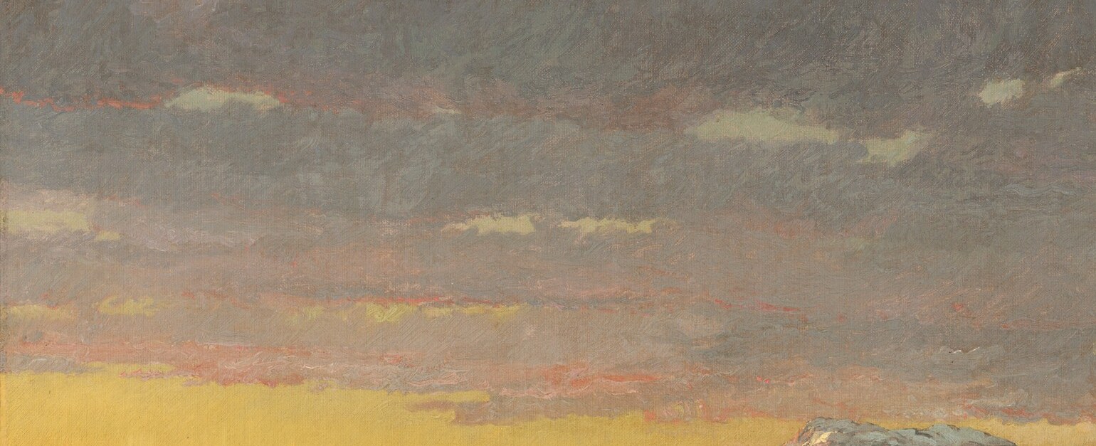 His thick brushstrokes capture the changeable nature of light.
