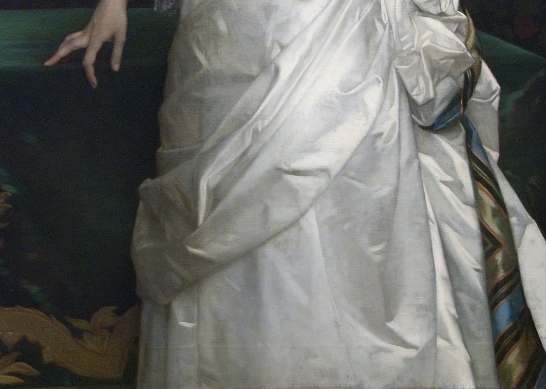 Cabanel builds them from nearly identical pale hues.