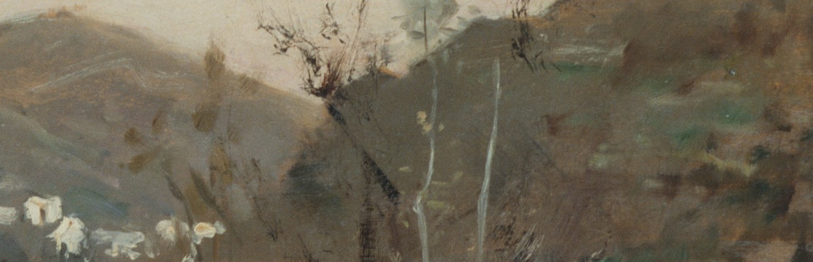 But he also painted hundreds of landscapes during his travels.