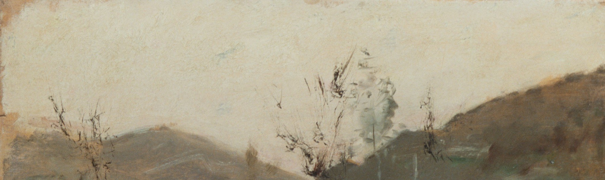 Notice the loose, rapid brushstrokes, almost like a sketch.