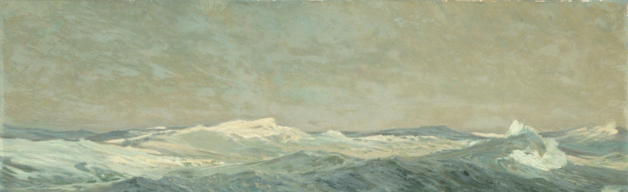The painter was Frederick Judd Waugh, known for marine art.