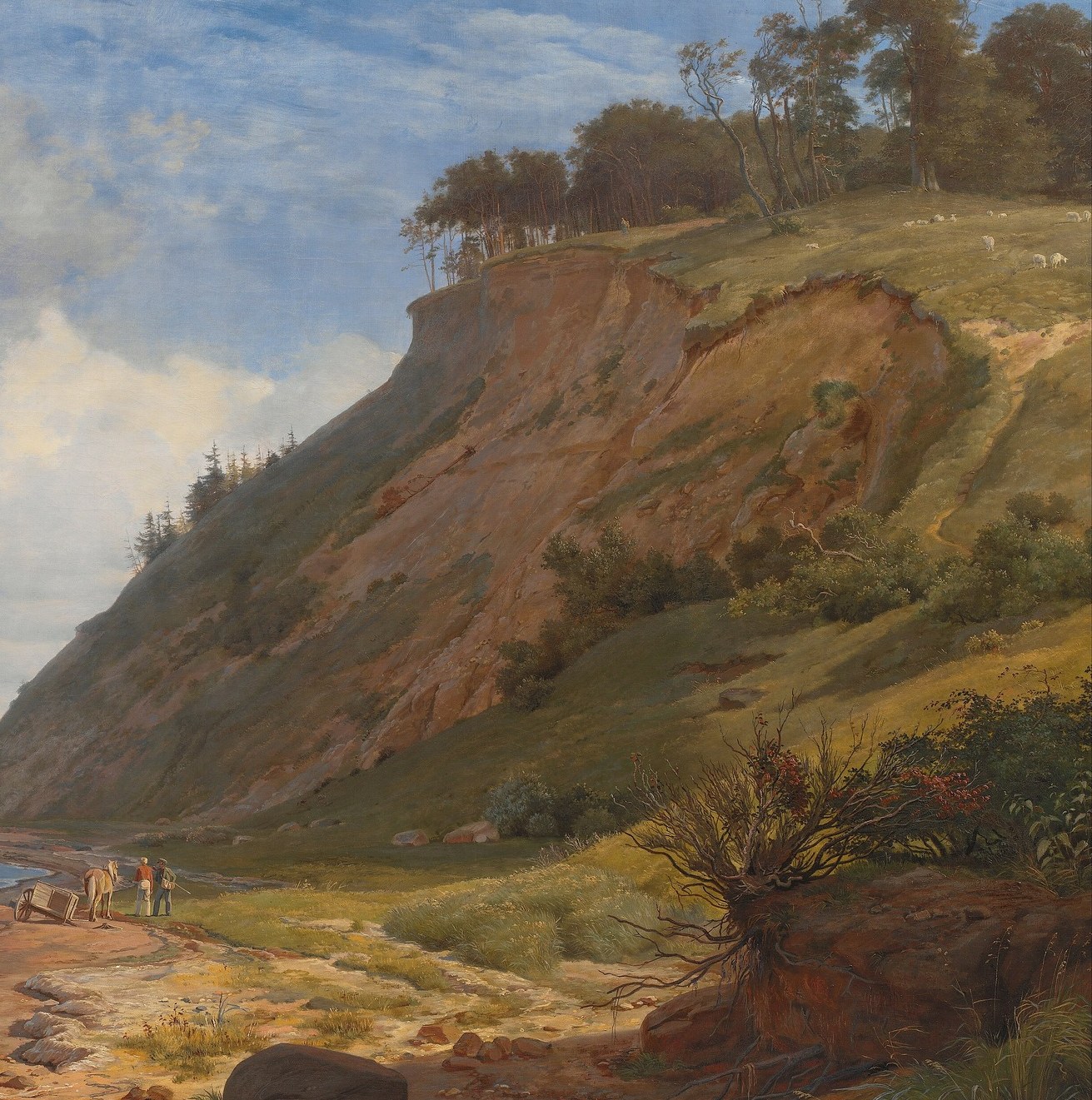 But the painter was not just after a view.