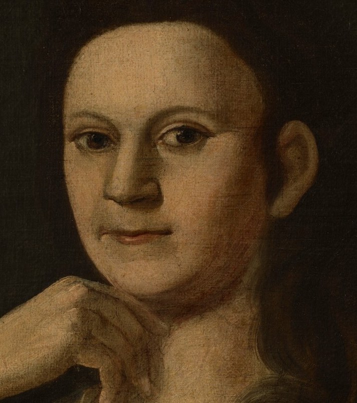 All together, her portrait highlights modesty and personal introspection.