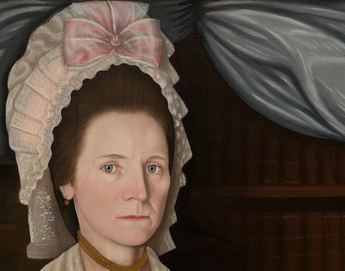 Anna Whitney. Painted by her relative, Winthrop Chandler.