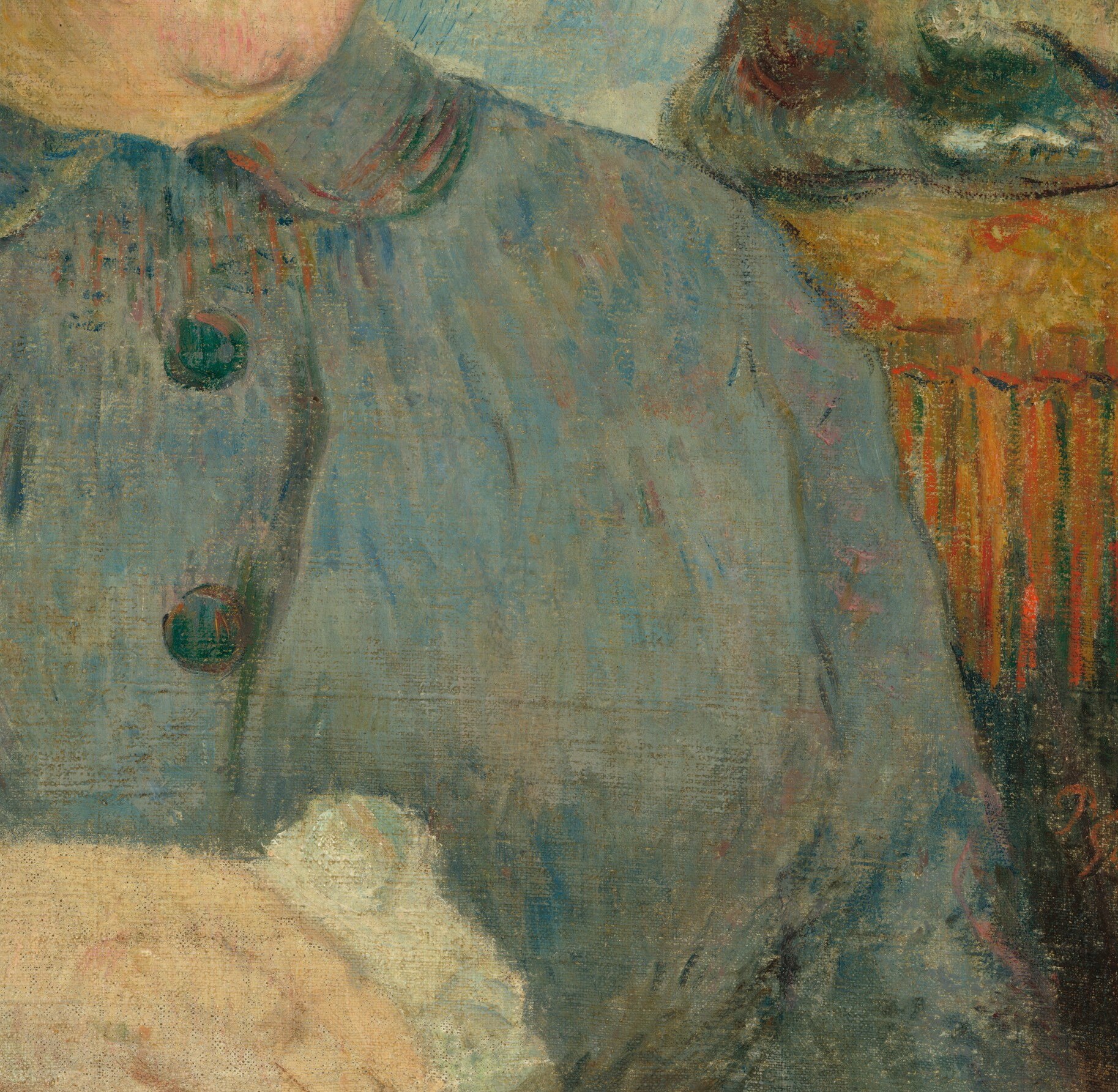 Gauguin was moving towards a more symbolic use of color.
