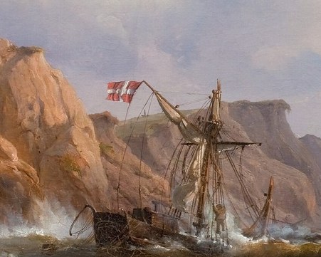 This artist painted sea dramas for royalty.