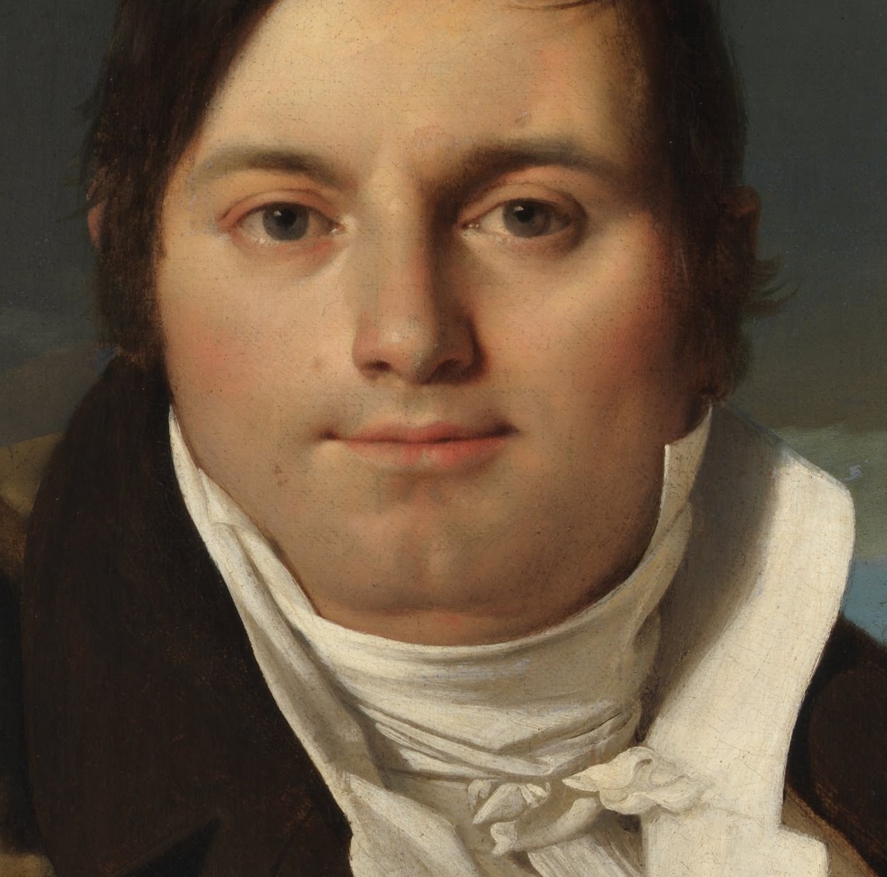 His painter, Ingres, was the guardian of academic tradition.