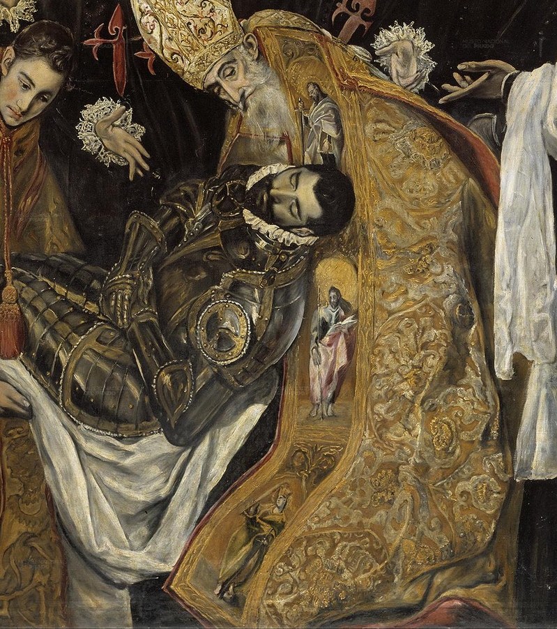 A dramatic moment, painted in Toledo Cathedral for centuries.