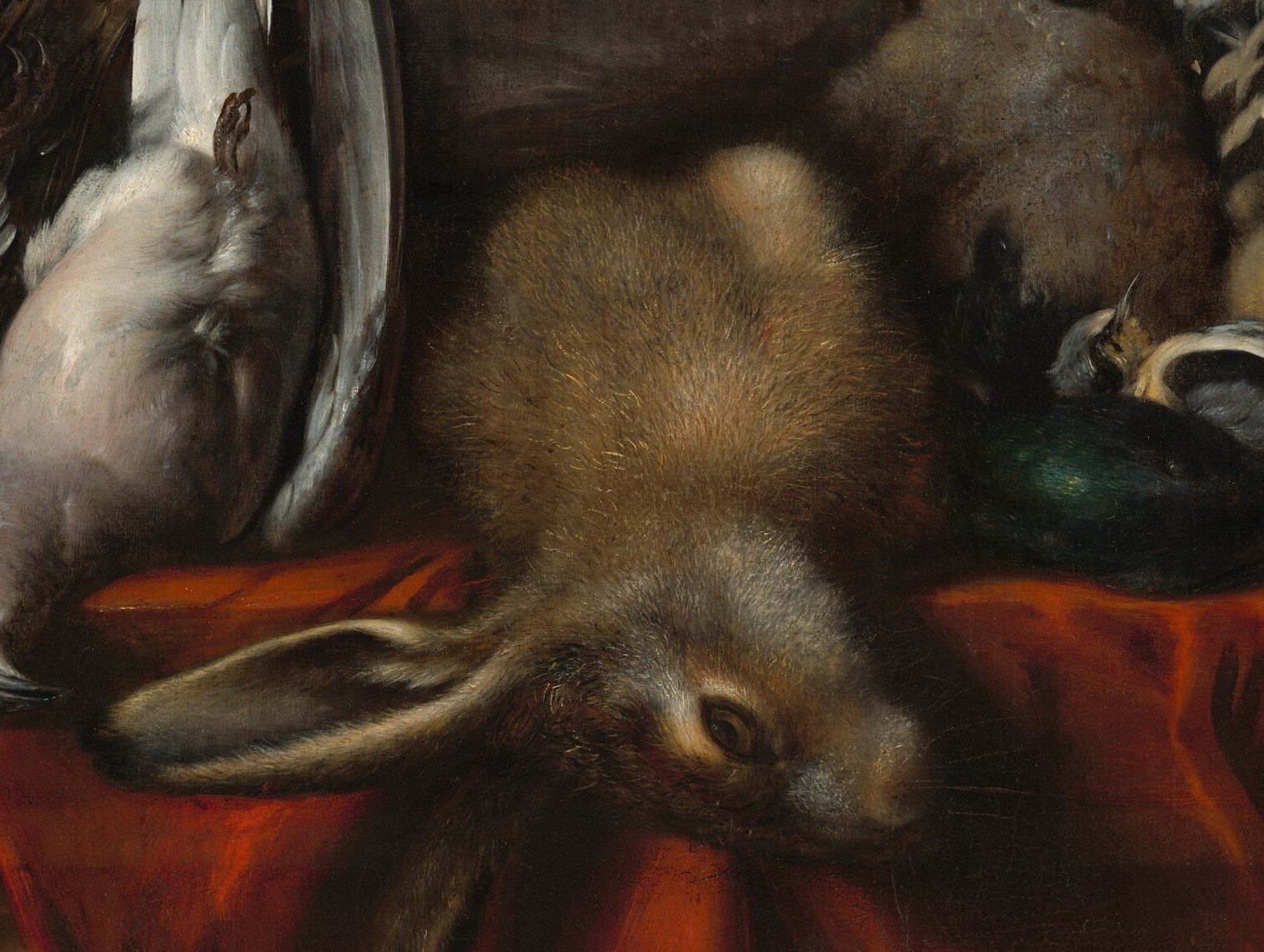 Hunters brought home rabbits, prized for their dense fur.