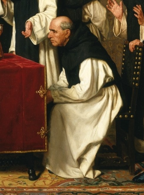 He watches Juanelo Turriano demonstrate an automaton.