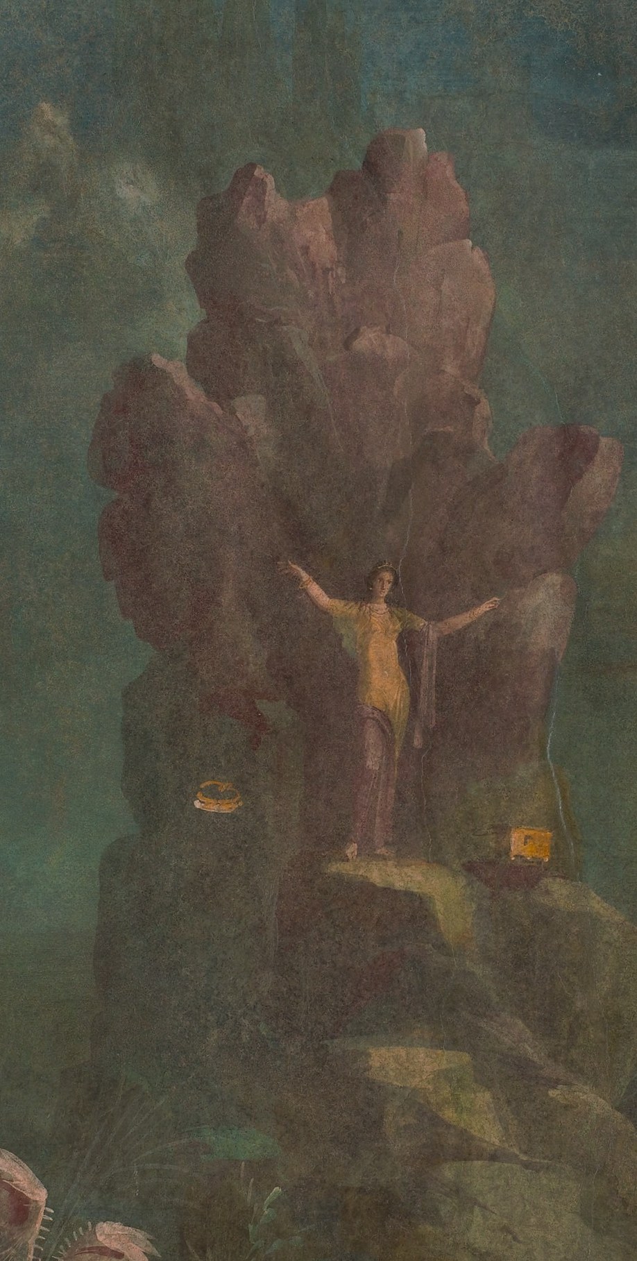 The muted colors and drama suited private spaces.
