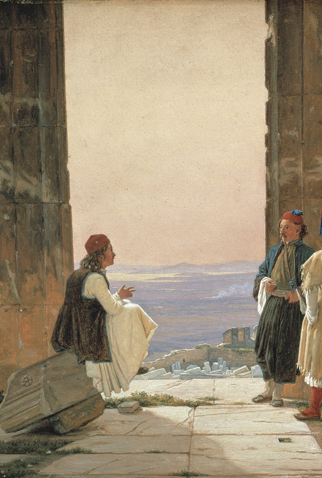 Rørbye painted this in 1844, at the peak of Denmark's Golden Age.