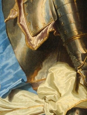 This portrait shows him as a military leader.