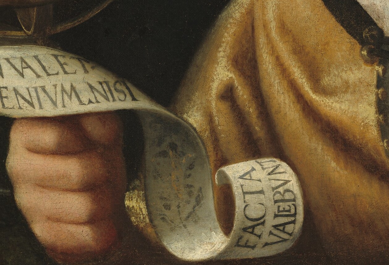 The Latin says, "Talent is not enough."