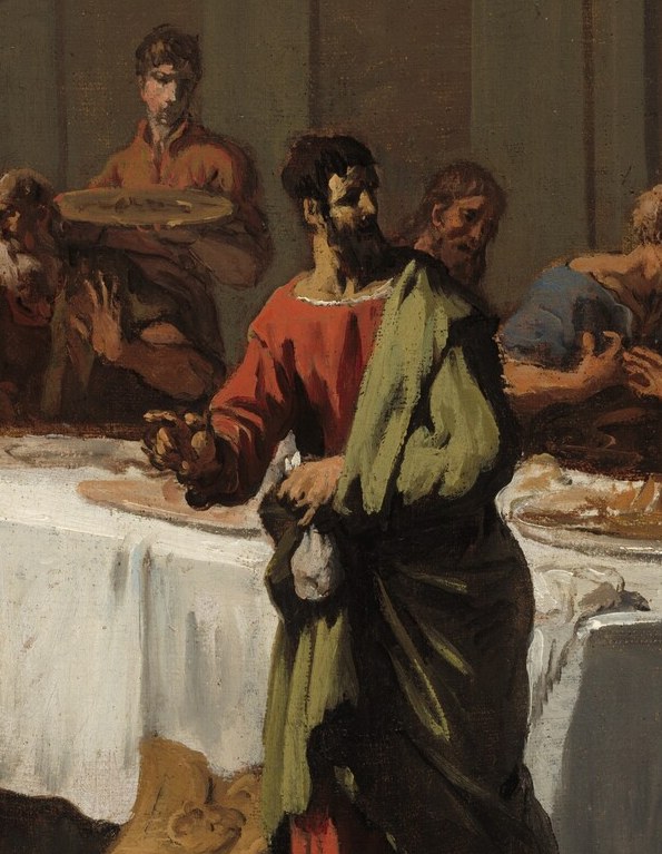 The painter used light and shadow to create intense drama.