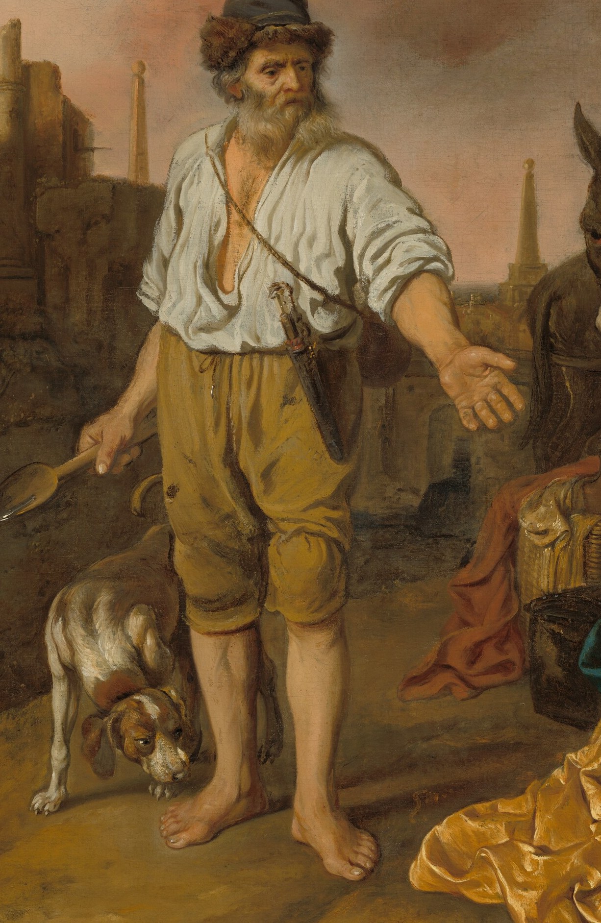 He is the Levite, discovering a grievous crime.