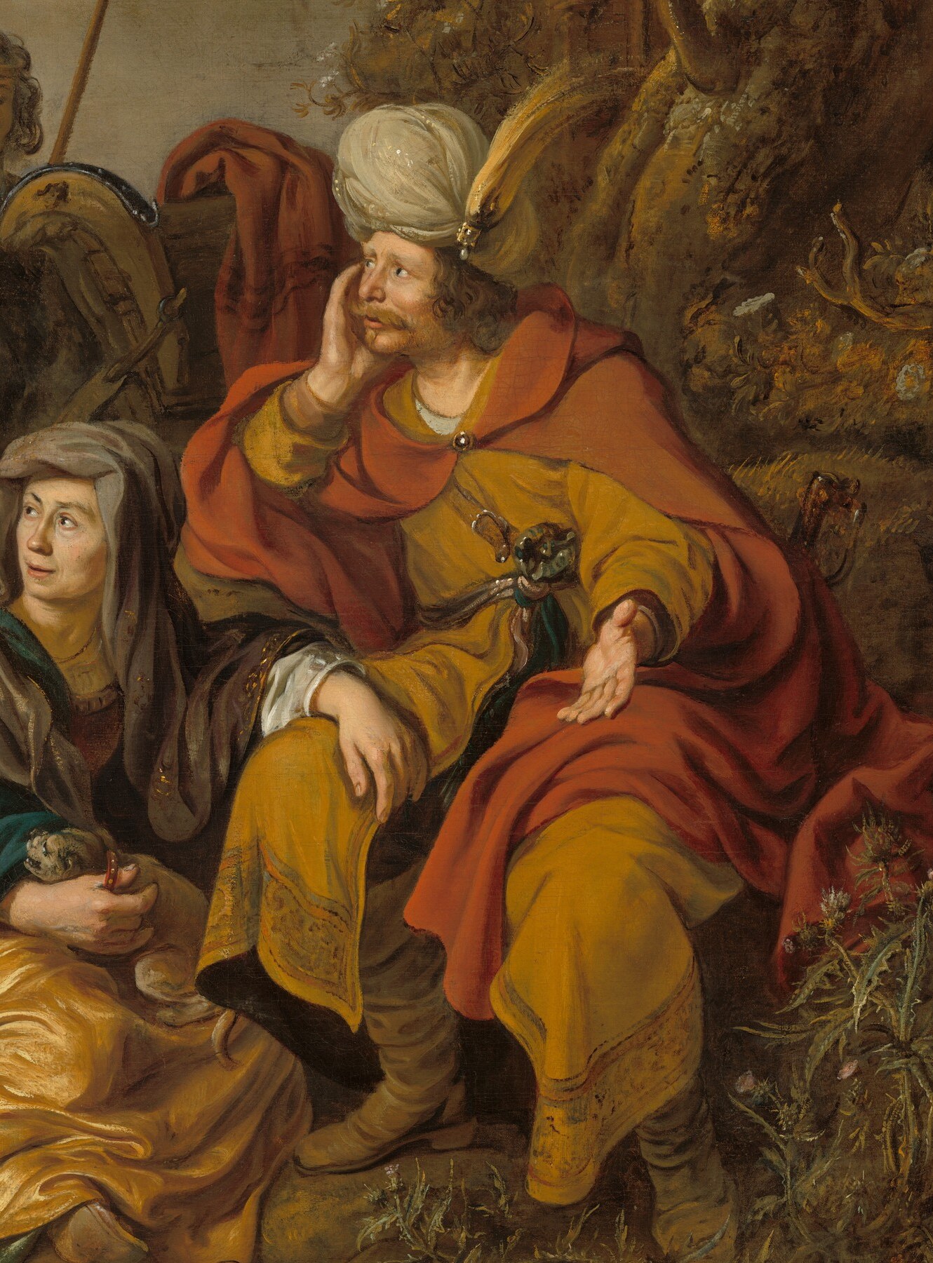 The artist was a favored student of Rembrandt.