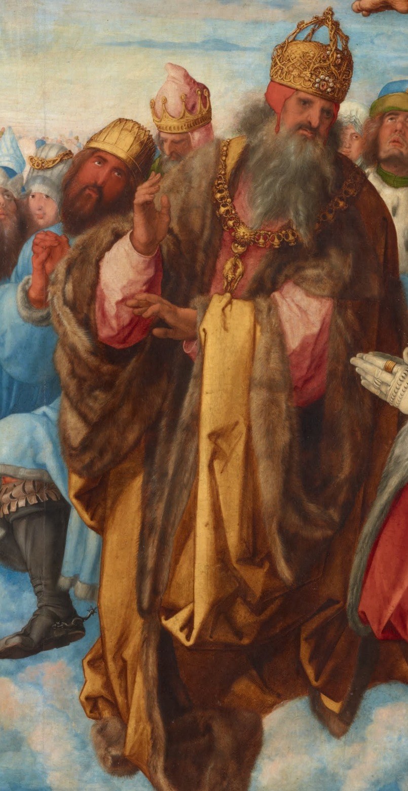 The German artist Albrecht Dürer painted this in 1511.