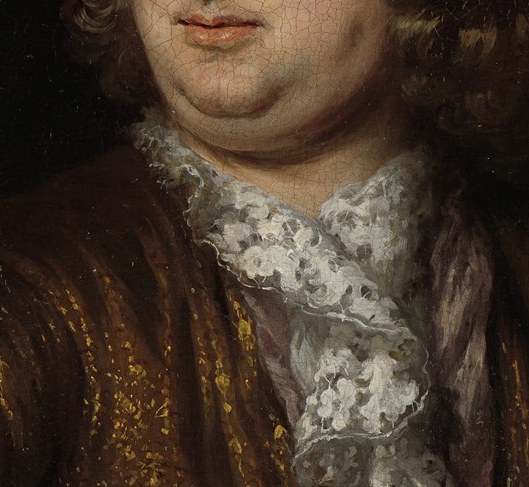 Lace so precise you forget it is only oil paint.