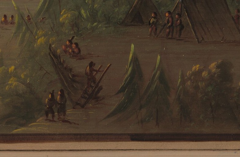 Catlin spent years documenting Native American life in the West.