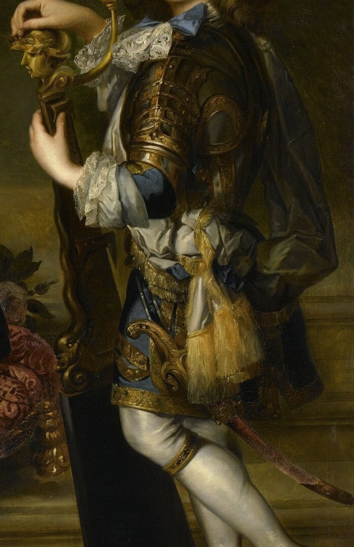 And his ornate armor shows his noble lineage, even as a child.