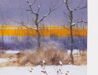 His mature works, like this one, nearly always depicted winter.