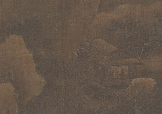 Look closer at the lower slope of the mountain.