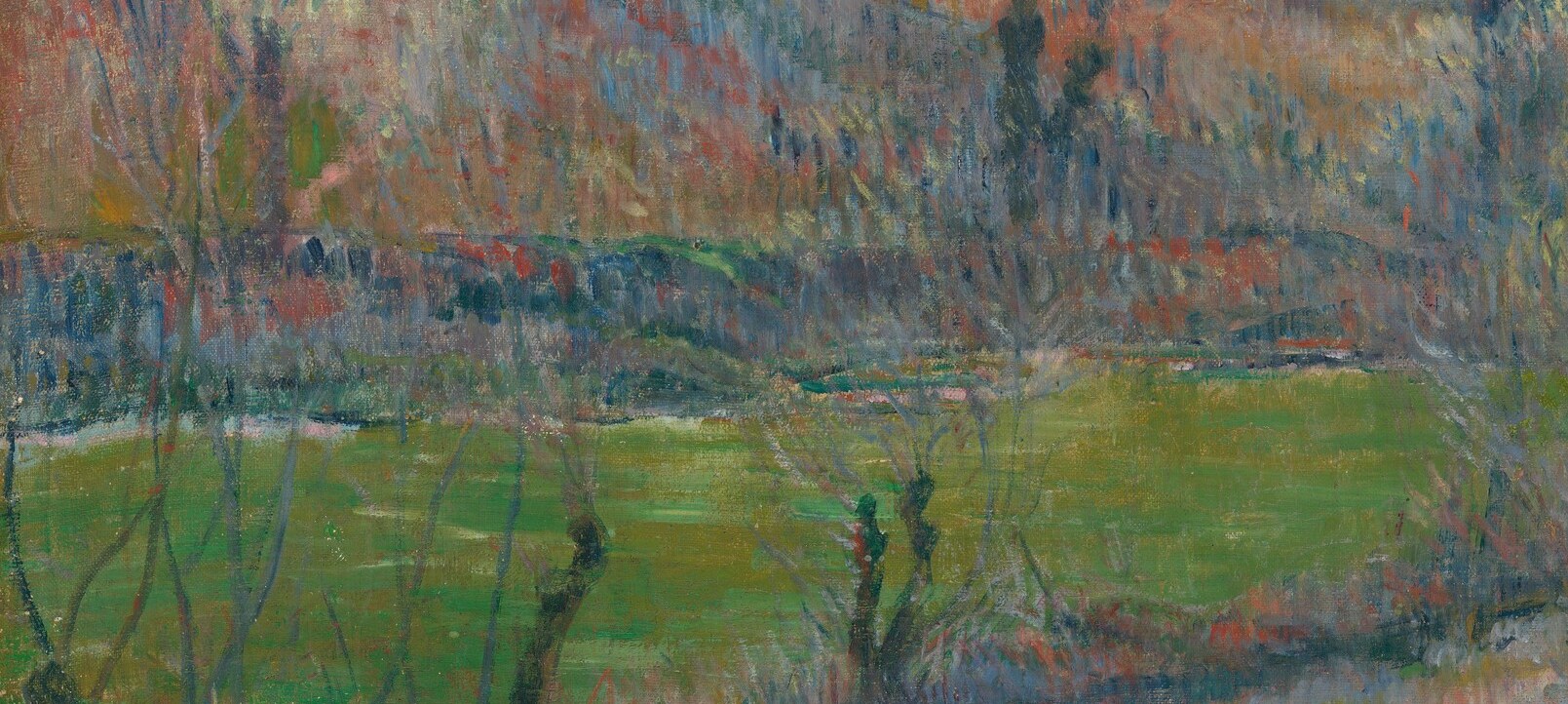 Look at how he paints the hills.