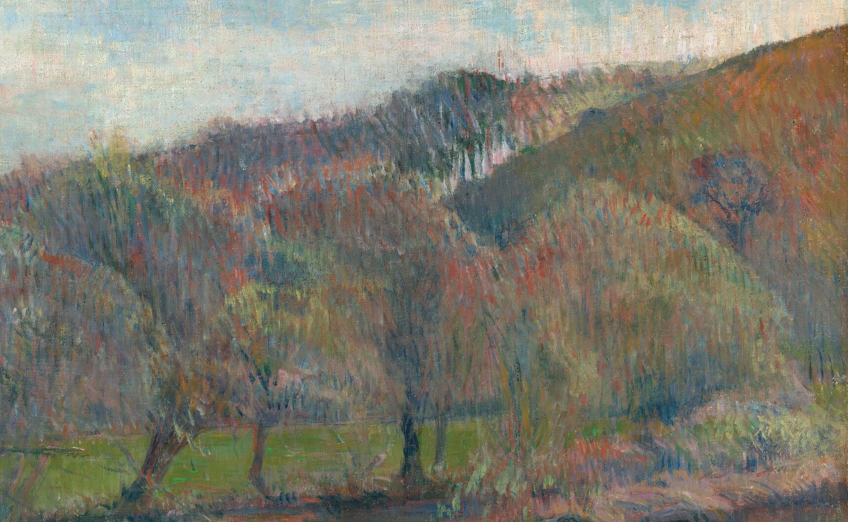 He called this Synthetism. Color as pure declaration, not description.