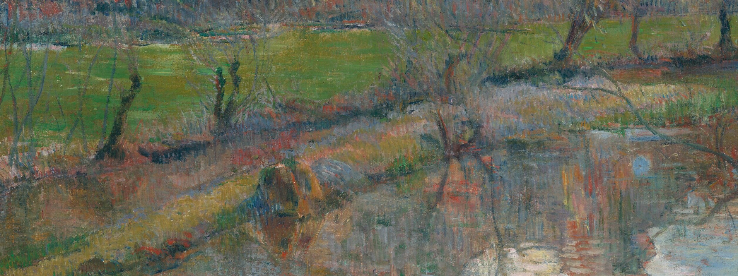 Gauguin was a stockbroker until a market crash wiped him out.