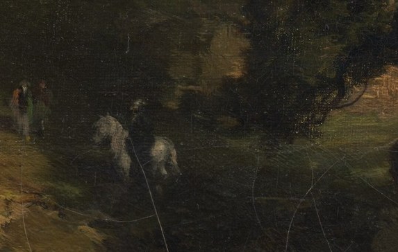 As an illustrator, he honed his skill for detailed, narrative landscapes.
