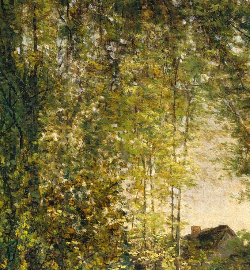 Daubigny was a forerunner of Impressionism. His brushwork was radical.
