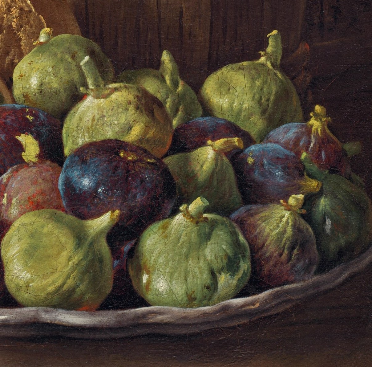 Look at the moist sheen on these ripe figs.