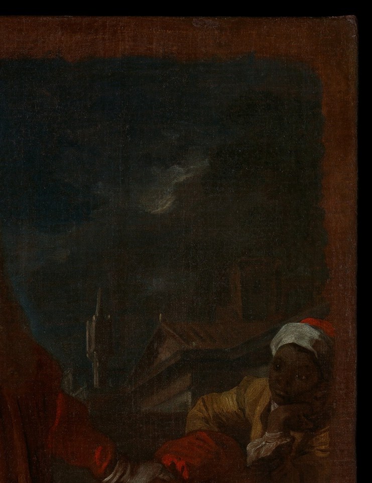 The painter was known for dramatic light and shadow.