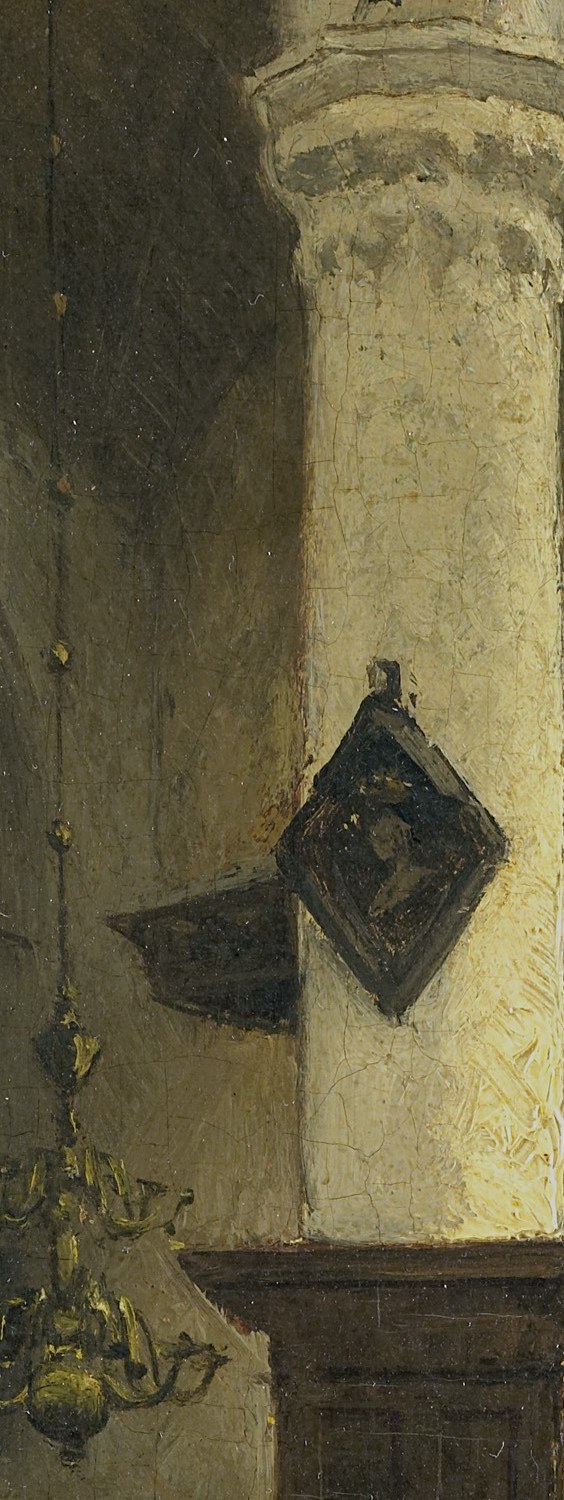 Its scale and texture emphasize the grandeur and age of the sacred space.